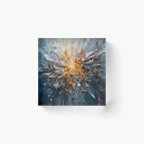 Item preview, Fractured Light — Geometric Prism Abstract designed and sold by EpicGear085.