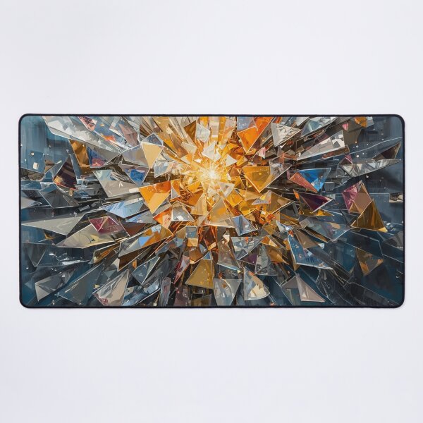 Item preview, Fractured Light — Geometric Prism Abstract designed and sold by EpicGear085.