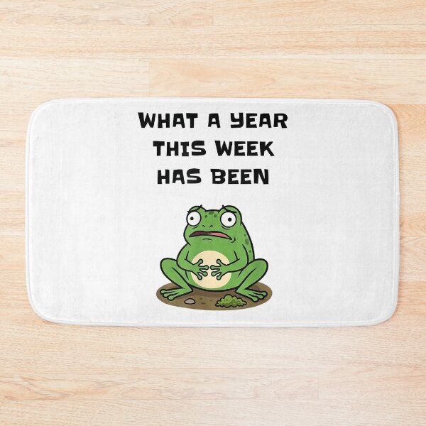 Item preview, Funny Stressed Frog Meme What A Year This Week Has Been designed and sold by kiralynstration.