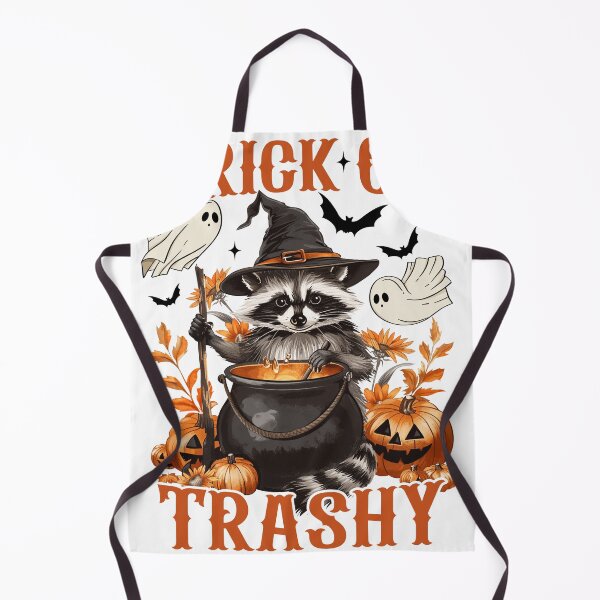 Item preview, Trick Or Trashy Halloween Raccoon Witch designed and sold by varin-studio.