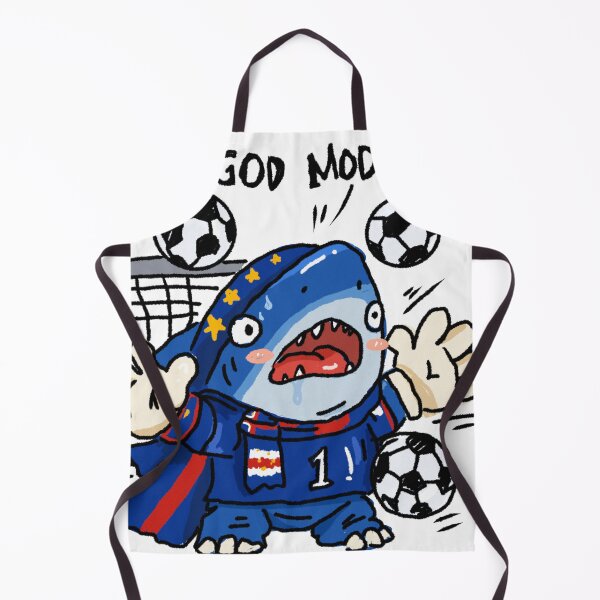 Item preview, Awkward Animal Hat Club – Cape Verde Blue Shark “God Mode” | World Cup 2026 Goalkeeper Sticker designed and sold by chupichapa.