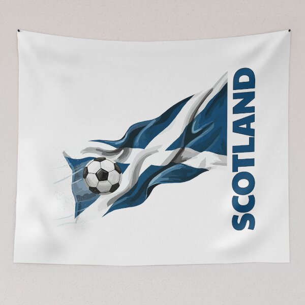 Item preview, Scotland Flag and Soccer Ball designed and sold by Sfumata Illustration.