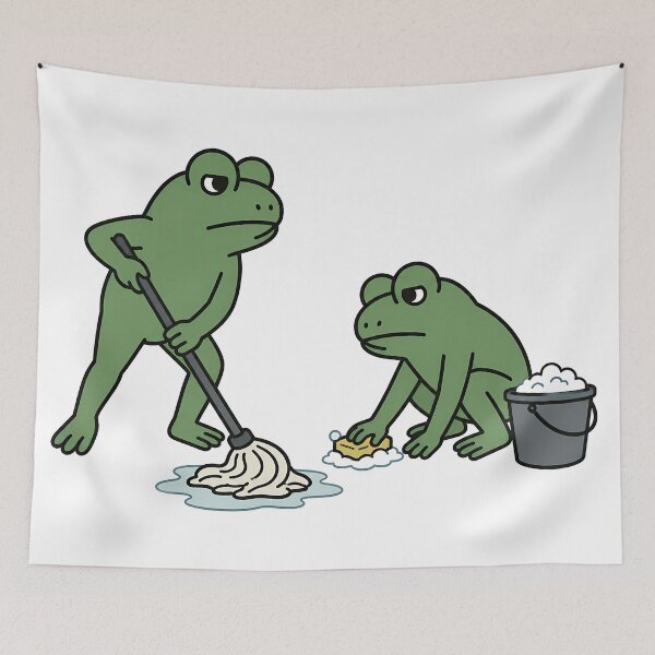 Item preview, Cleaning Frog designed and sold by FrogNormal.
