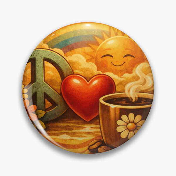 Item preview, Vintage Sunrise Peace, Love, & Coffee designed and sold by Peace,love,andbeaches.