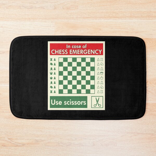 Item preview, Chess Emergency Funny Board Game Player Humor designed and sold by marke770.