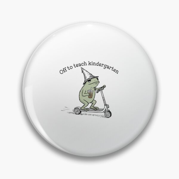 Item preview, Off To Teach Kindergarten Funny Frog Teacher Back To School designed and sold by kiralynstration.