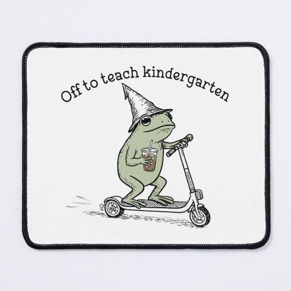 Item preview, Off To Teach Kindergarten Funny Frog Teacher Back To School designed and sold by kiralynstration.