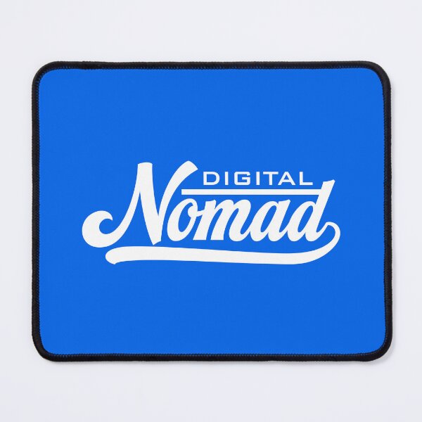 Item preview, Digital Nomad [blue text] designed and sold by shutterpillow-.