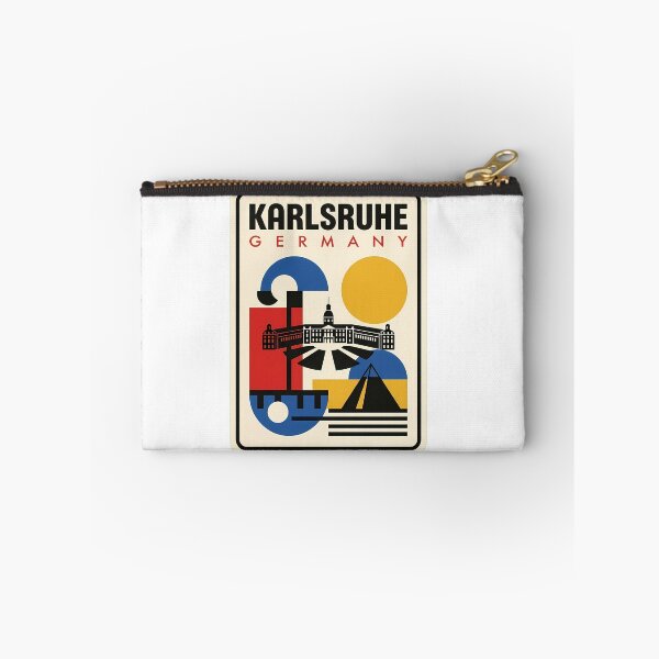 Item preview, Karlsruhe Germany Retro Bauhaus Travel Poster designed and sold by k3rstman1.