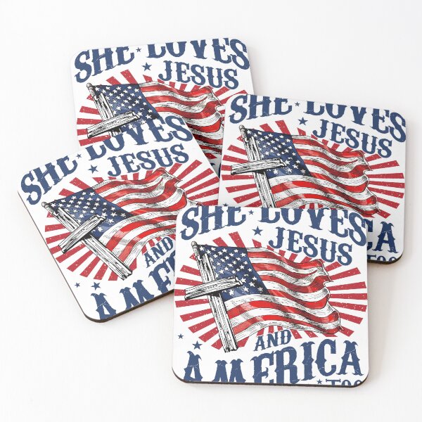 Item preview, She Loves Jesus And America Too designed and sold by varin-studio.