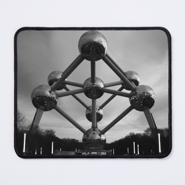 Item preview, Atomium Brussels - Icon of Expo 58 Black and White Architecture designed and sold by jacquesview.