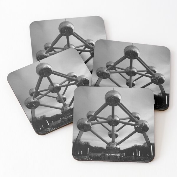 Item preview, Atomium Brussels - Icon of Expo 58 Black and White Architecture designed and sold by jacquesview.