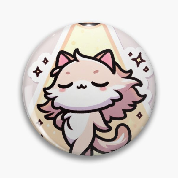 Item preview, Kawaii Main Character Cat Sticker designed and sold by PastelPawsArt.