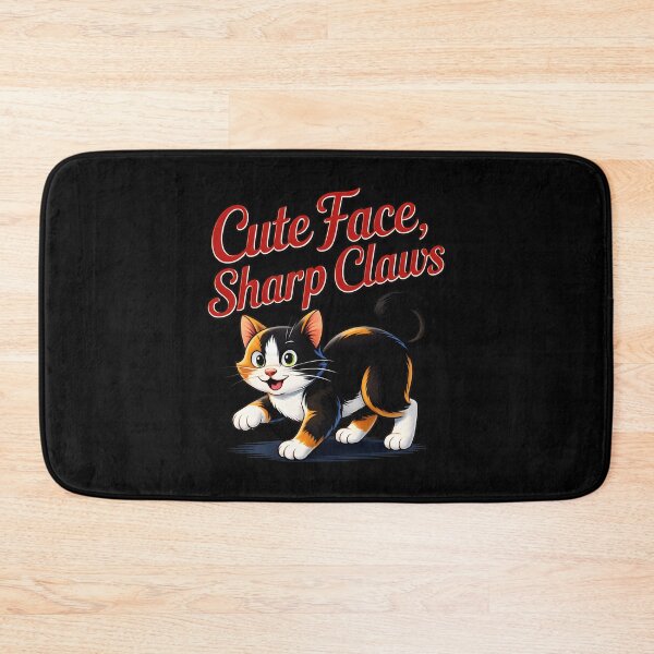 Item preview, Cute Face, Sharp Claws Cat designed and sold by Canvas-Whispers.