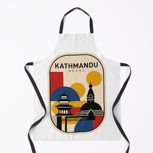 Item preview, Vintage Retro Kathmandu Nepal Stupa Pagoda Scene designed and sold by k3rstman1.