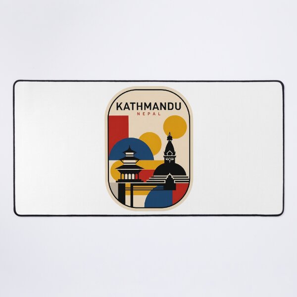 Item preview, Vintage Retro Kathmandu Nepal Stupa Pagoda Scene designed and sold by k3rstman1.