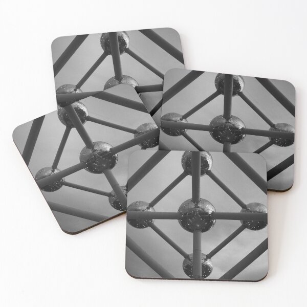 Item preview, Atomium Brussels - Icon of Expo 58 Black and White Architecture designed and sold by jacquesview.