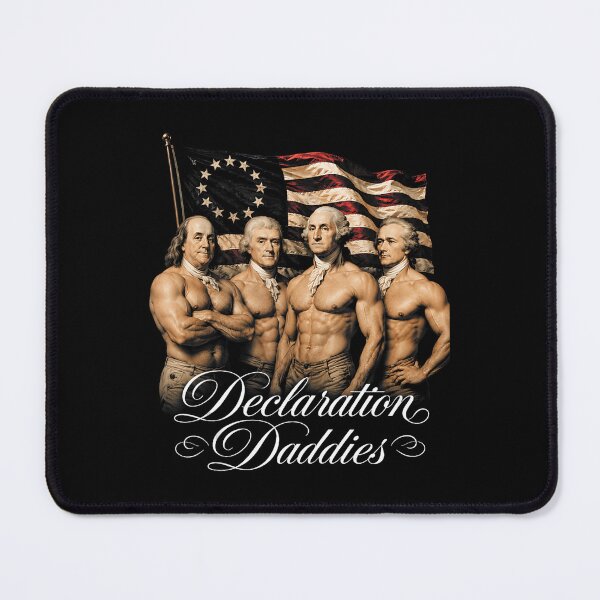 Item preview, Declaration Daddies Founding Fathers Muscular USA designed and sold by LokivirArt.