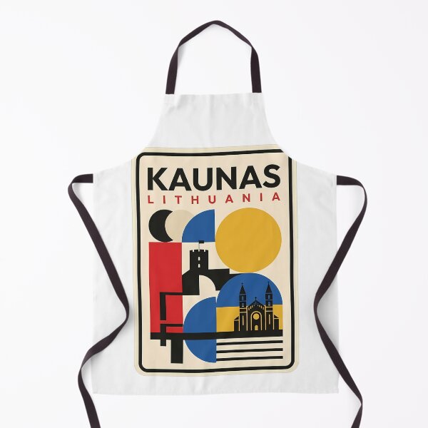 Item preview, Kaunas Lithuania Retro Geometric Bauhaus Travel designed and sold by k3rstman1.