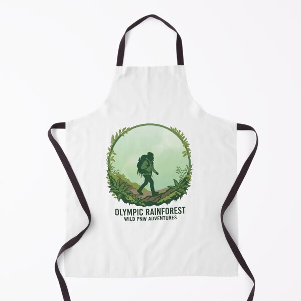 Item preview, Olympic National Park Rainforest Hiker Illustrated Nature Washington designed and sold by Yellowriversss.