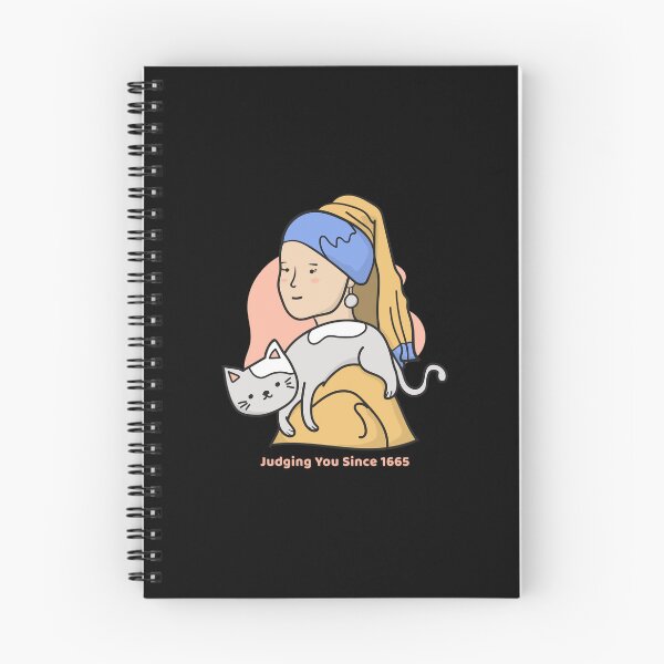 Item preview, Judging You Since 1665 — Cat with a Pearl Earring designed and sold by leafideas.