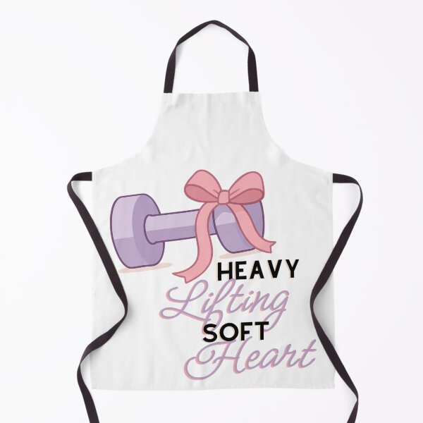Item preview, Heavy Lifting Soft Heart Lavender Dumbbell Bow Cute designed and sold by Girly-Universe.