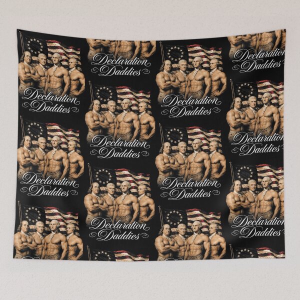 Item preview, Declaration Daddies Founding Fathers Muscular USA designed and sold by LokivirArt.