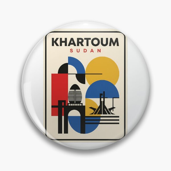 Item preview, Khartoum Sudan Geometric Abstract Travel Style designed and sold by k3rstman1.