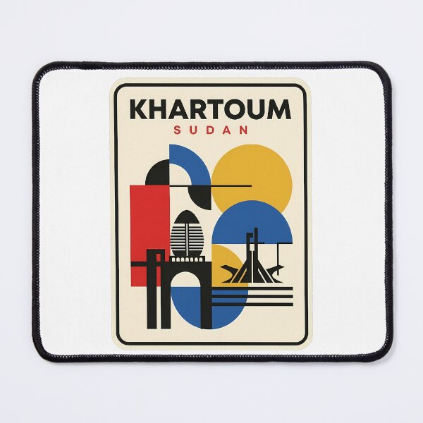 Item preview, Khartoum Sudan Geometric Abstract Travel Style designed and sold by k3rstman1.