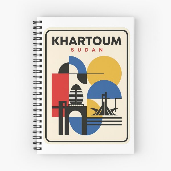 Item preview, Khartoum Sudan Geometric Abstract Travel Style designed and sold by k3rstman1.