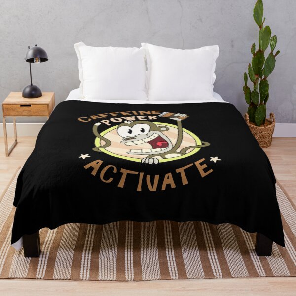 Item preview, Caffeine Power Activate Funny Coffee Monkey designed and sold by marke770.