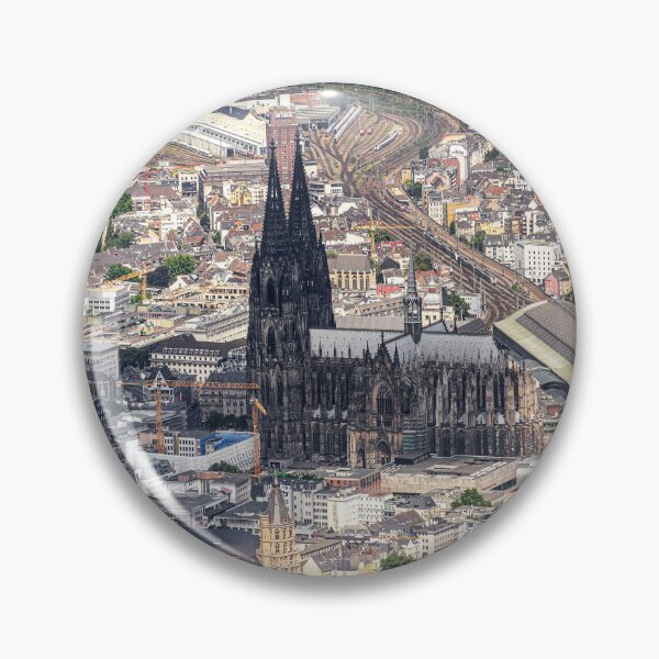 Item preview, Cologne Cathedral from the air - helicopter aerial photograph in color designed and sold by jacquesview.