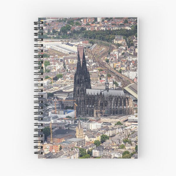 Item preview, Cologne Cathedral from the air - helicopter aerial photograph in color designed and sold by jacquesview.