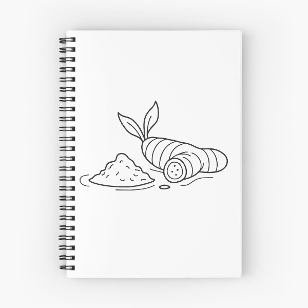 Item preview, Turmeric Root Beside Spilled Spice Powder designed and sold by rasagamastore.