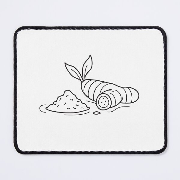 Item preview, Turmeric Root Beside Spilled Spice Powder designed and sold by rasagamastore.