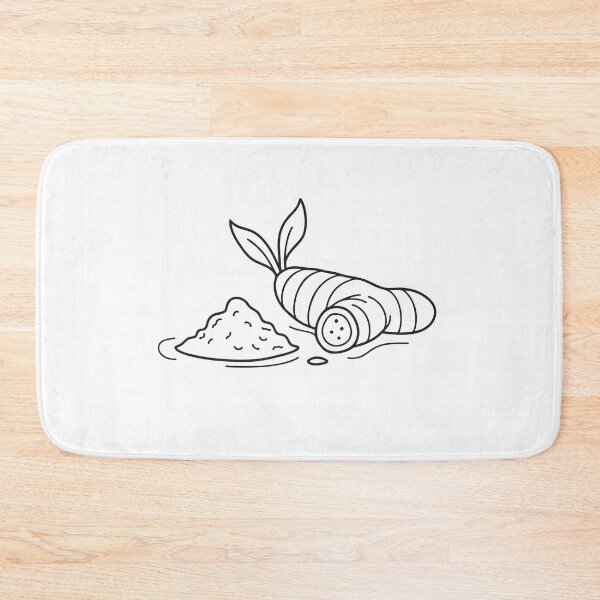 Item preview, Turmeric Root Beside Spilled Spice Powder designed and sold by rasagamastore.