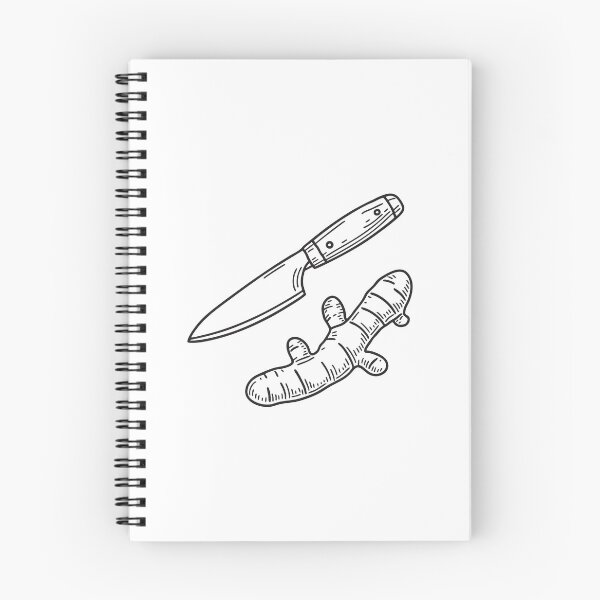 Item preview, Turmeric Root Beside Kitchen Knife designed and sold by rasagamastore.