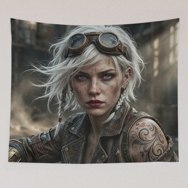 Item preview, Portrait of Girl from Dark Future designed and sold by RaF71PrO.