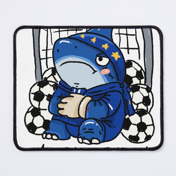 Item preview, Awkward Animal Hat Club – Cape Verde Blue Shark “Access Denied” | Funny Goalkeeper World Cup Sticker designed and sold by chupichapa.