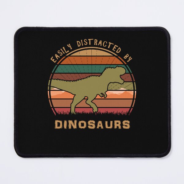 Item preview, Easily Distracted By Dinosaurs Retro T-Rex designed and sold by marke770.