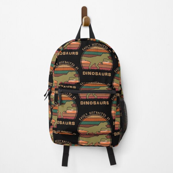 Item preview, Easily Distracted By Dinosaurs Retro T-Rex designed and sold by marke770.