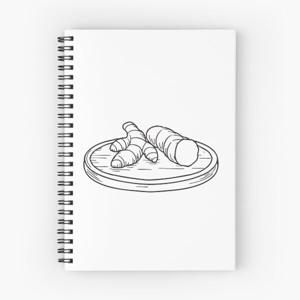 Item preview, Fresh Turmeric Root on Wooden Tray designed and sold by rasagamastore.