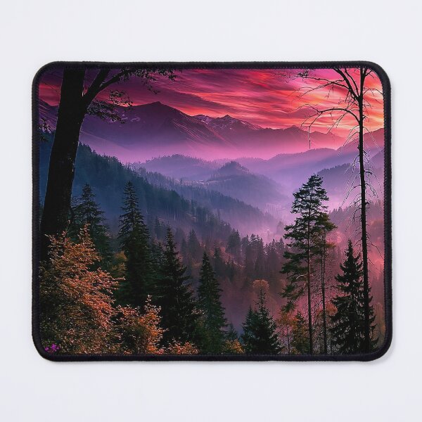 Item preview, Mountain layers at sunset designed and sold by DutteArt.