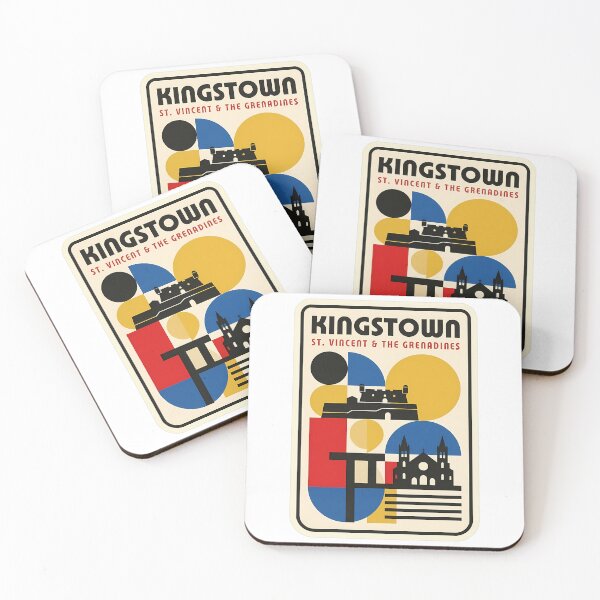 Item preview, Kingstown St Vincent and the Grenadines Retro Travel designed and sold by k3rstman1.