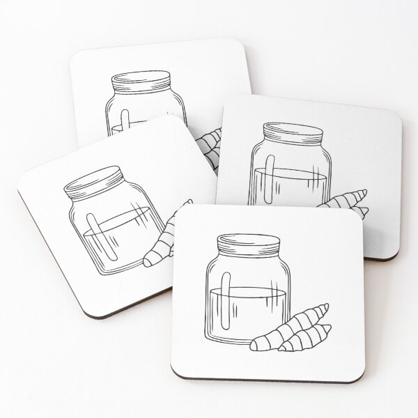 Item preview, Turmeric Root Beside Glass Jar designed and sold by rasagamastore.