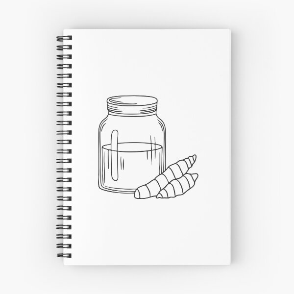 Item preview, Turmeric Root Beside Glass Jar designed and sold by rasagamastore.