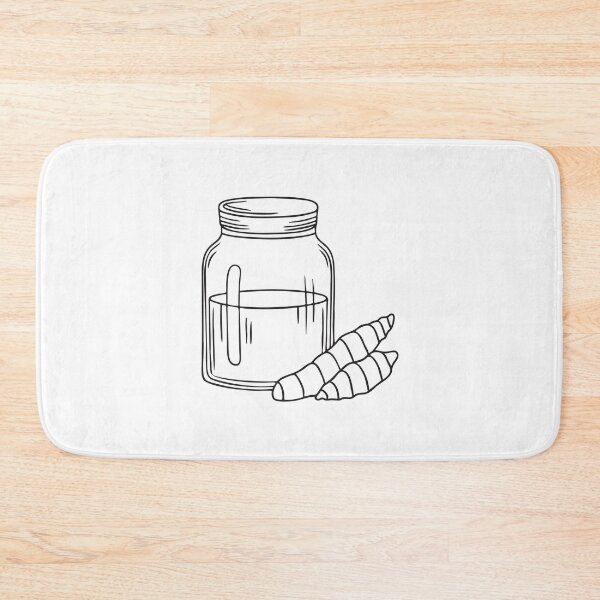 Item preview, Turmeric Root Beside Glass Jar designed and sold by rasagamastore.