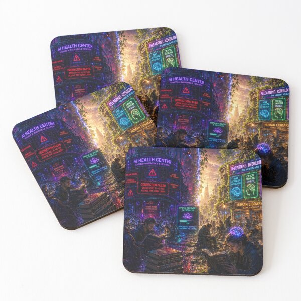 Item preview, Human Library Initiative - Cyberpunk Reawakening designed and sold by bbbpetr100.