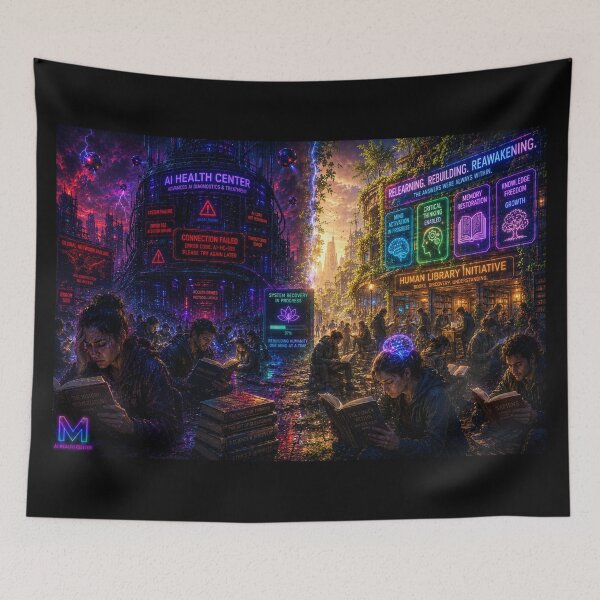 Item preview, Human Library Initiative - Cyberpunk Reawakening designed and sold by bbbpetr100.