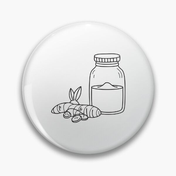 Item preview, Turmeric Root Near Transparent Glass Jar designed and sold by rasagamastore.